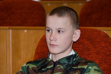 Школьные герои в Доме Советов